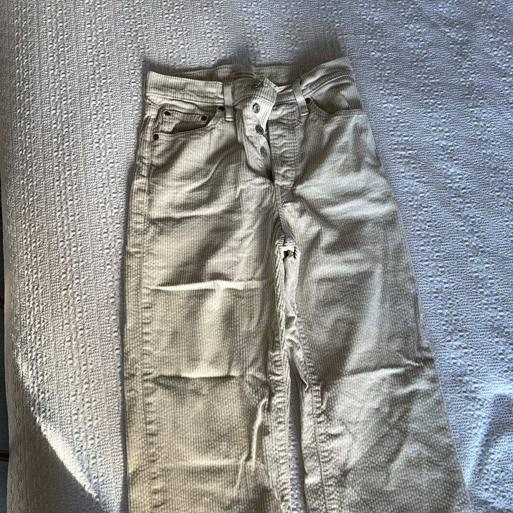 Levi’s cream corduroy pants